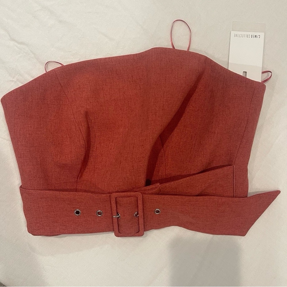 C/MEO Collective Coral Bustier and Pants Set size S - Picture 4 of 6